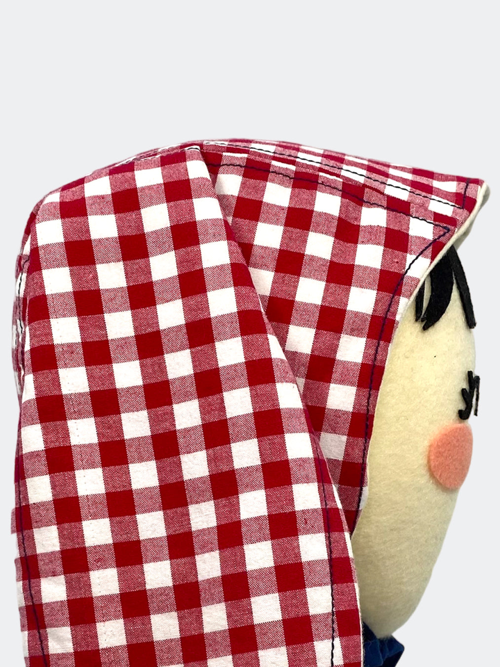 Gingham Baby Bunny Bonnet in BeBe-Qute
