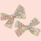 Mayvis Bow in Watercolor Calico