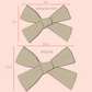 Mayvis Bow in Watercolor Calico