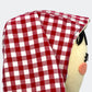 Gingham Baby Bunny Bonnet in BeBe-Qute