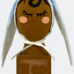 Seersucker Baby Bunny Bonnet in Bunny Blue