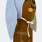 Seersucker Baby Bunny Bonnet in Bunny Blue