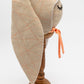 Linen Baby Bunny Bonnet in Sunkissed Summer Sunset: Peach Glow & Golden Memories