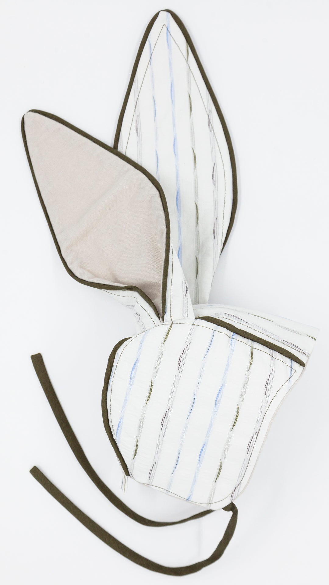 Cotton Baby Bunny Bonnet in Waverly Stripe