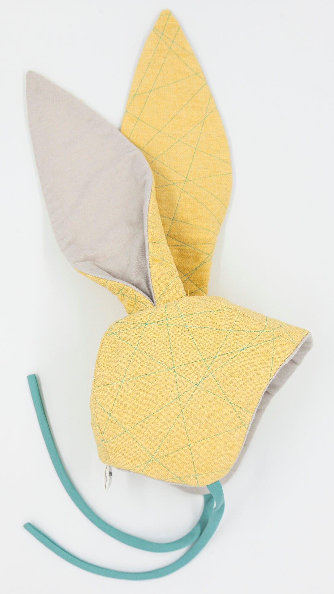 Silk Baby Bunny Bonnet in Limoncello Lello: The Sunshine-Kissed Wonder 🍋