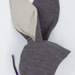 Wool Baby Bunny Bonnet in Lilac Thunderstorm: Summer Drizzles in Woolen Grace! ⛈️🌸✨