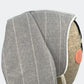 Wool Baby Bunny Bonnet in Pearl River Pinstripe: Tailored Charm for Your Little One