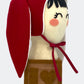 Wool Baby Bunny Bonnet in Republik Rouge: A Bold Statement of Cozy Charm
