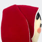 Wool Baby Bunny Bonnet in Republik Rouge: A Bold Statement of Cozy Charm